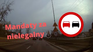 Mandaty za nielegalny znak „zakaz wyprzedzania” w Jedź Bezpiecznie [upl. by Eilahtan]