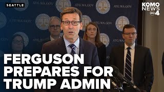 WATCH AG Bob Ferguson discusses Washington’s preparations for 2nd Trump administration [upl. by Aigroeg]