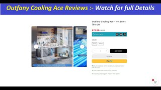 Outfany Cooling Ace Reviews  Watch for full Details  Outfany Cooling Ace portable air conditioner [upl. by Collie210]