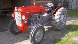 Restauration Massey Ferguson 37 à Montpezat dAgenais [upl. by Newra]