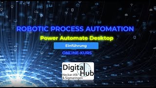 ROBOTIC PROCESS AUTOMATION mit MS Power Automate Desktop Einführung [upl. by Breanne]