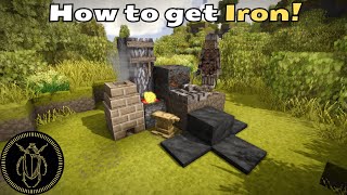 How to obtain and use Iron in Vintage Story  Quick Guide [upl. by Colon]