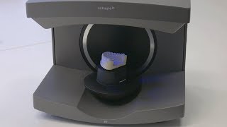 3Shape E scanner  Single Crown Model Scanning [upl. by Ginger]