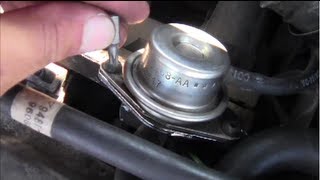 How to Remove Install Fuel Pressure Regulator [upl. by Artemus]