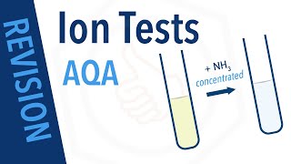 Identifying Ions for AQA Alevel Chemistry REVISION [upl. by Clintock]