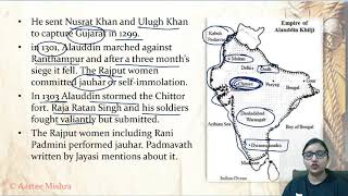 The Khalji Dynasty 12901320 REFORMS OF ALAUDDIN KHALJI  Padmavat Episode  Medieval India UPSC [upl. by Scevo]