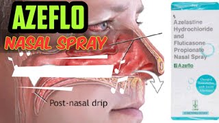 AZEFLO NASAL SPRAY  AZELASTINE FLUTICASONE NASAL SPARAY USES IN HINDI [upl. by Obadiah]