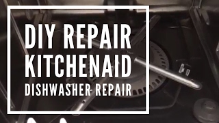 KitchenAid Dishwasher Repair Not cleaning properly clean out Filter [upl. by Iah616]