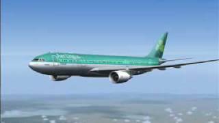 A330  200 AER LINGUS DUBLIN  SAN FRANCISCO [upl. by Nihsfa]