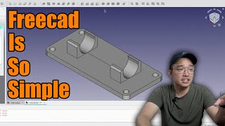 Learning FreeCad with These Basic Steps [upl. by Brandice256]