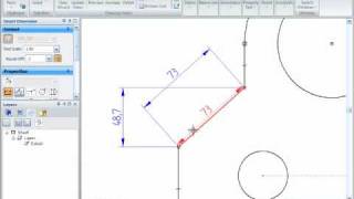 Solid Edge Tips amp Tricks  Smart Dimension Shortcuts [upl. by Teyugn39]