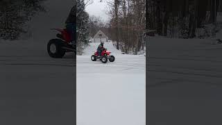 first major snow cam on his 400EX [upl. by Birdella]