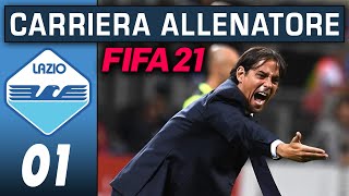 SI COMINCIA 01 FIFA 21 CARRIERA ALLENATORE LAZIO [upl. by Ellyn]