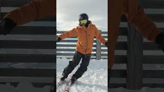 Pressure Boost while Carving on Skis  shorts [upl. by Zwiebel]