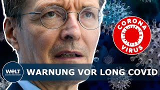 LONG COVID Atemnot Erschöpfung und Nervenschmerzen  Lauterbach warnt vor unterschätzten Folgen [upl. by Eibor]