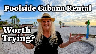 Hyatt Clearwater Beach Cabana Rental  Is It Worth Trying [upl. by Rosena978]