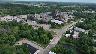 RAW Waupaca Foundry drone video [upl. by Adirahs695]