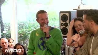 Chris Martin discusses Coldplays new album Moon Music with Klein Ally Show [upl. by Babby522]