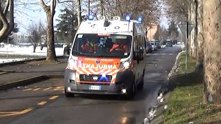 HELLO Ambulanza Seregno Soccorso in emergenza  Italian ambulance in emergency [upl. by Given]