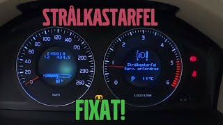 Strålkastarfel service erfordras på en Volvo Så här fixar man [upl. by Suanne]