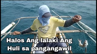 Traditional fishing  Catching bisugo handline fishing beboy official vlog [upl. by Yemirej]