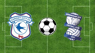 Cardiff City vs Birmingham Highlights Goals  EFL Championship 2324 [upl. by Gabbie]