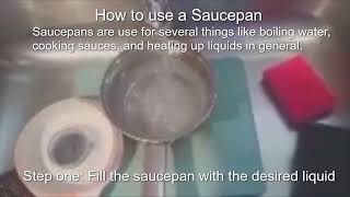 How to use a Saucepan tool poster  Luis Segura [upl. by Okimuk555]