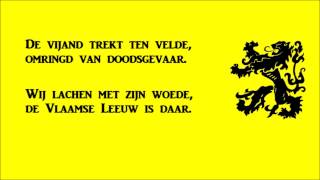 De Vlaamse Leeuw  Volkslied van Vlaanderen [upl. by Leann]