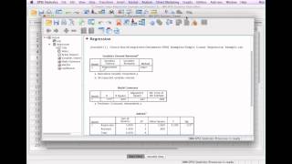 How to Calculate Linear Regression SPSS [upl. by Eirot]