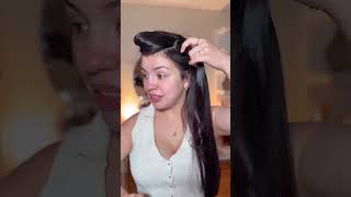 hair straightener curl 101 ✨ hairtok hairstraightener flatiron flatironcurls hairhack [upl. by Mundt694]