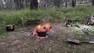 Camping off grid A trial run for what is to come [upl. by Brozak]