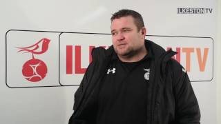 Grantham Town Post Match Interview Paul Holland [upl. by Albur]