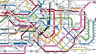 10 Craziest Subway Maps [upl. by Hakkeber755]