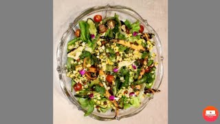 Salade de chimichurri 🥗légumes grillés et fromage halloumi🥗 سلطة خضار مشوية🥗 [upl. by Annayar]