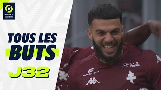 Tous les buts de la 32ème journée  Ligue 1 Uber Eats  20232024 [upl. by Nerti]