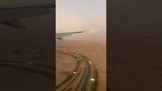 Flying over Riyadh Saudi Arabia travel saudiairlines saudiarabia [upl. by Bork]