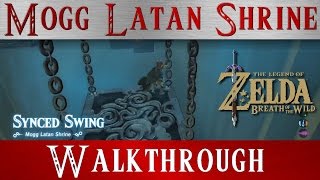 Zelda BotW  Synced Swing  Mogg Latan Shrine  Breath of the Wild [upl. by Hgielac652]