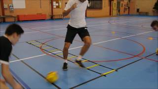 45 situations de travail sur échelle de rythme ladder drills Football [upl. by Bourgeois]