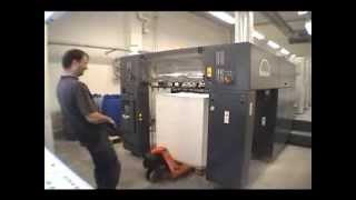 MAN Roland 700 Offset Printing Machine  Printing Press [upl. by Aineval849]