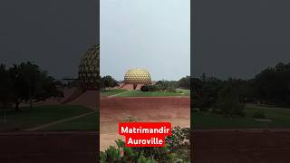 Golden Matrimandirauroville aurovillepondicherry pondicherry matrimandir goldenglobe shorts [upl. by Ciardap]