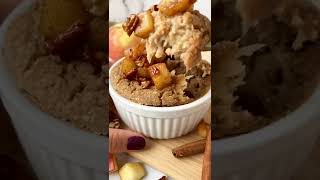 apple pie baked oats🍎 healthyrecipes breakfast baking recipe vegandesserts shorts [upl. by Eleanore836]