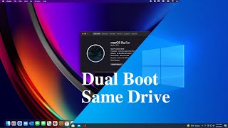 Dual Boot Windows and Mac Os on a Hackintosh on One Drive OpenCore [upl. by Horlacher]