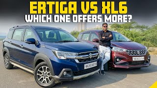 Maruti Suzuki Ertiga VS XL6  MPV Showdown  Features Performance and More  Times Drive [upl. by Mcilroy]