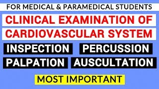 CARDIOVASCULAR SYSTEM EXAMINATION  CLINICAL LAB  PHYSIOLOGY PRACTICALS [upl. by Elades988]