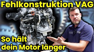 🧨 Fehlkonstruktion VAG Motoren 🧨  Tickende Zeitbombe  Damit kannst du es vermeiden ‼️ [upl. by Davidde323]