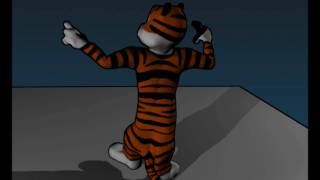 Calvin and Hobbes Hobbes CGI Model Movie Demo Made With Blender [upl. by Aba]