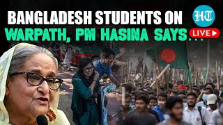 Bangladesh Protests LIVE  PM Sheikh Hasina Addresses Nation After Six People Killed In Clashes [upl. by Melak]