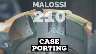 vespa malossi 210 CASE PORTING  FMPSolid PASSion [upl. by Ellehcin]