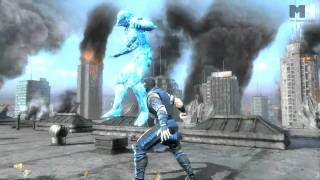 Mortal Kombat 9  tag team trailer HD OFFICIAL Trailer MK9 2011 PS3 [upl. by Onirotciv]