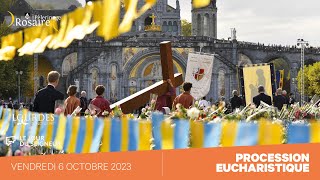 Procession Eucharistique Pèlerinage du Rosaire 06102023 16h30 [upl. by Bergquist638]